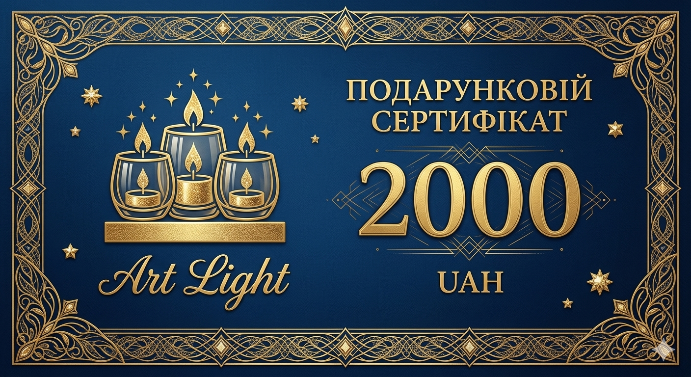 Подарунковий сертифікат 2000 грн