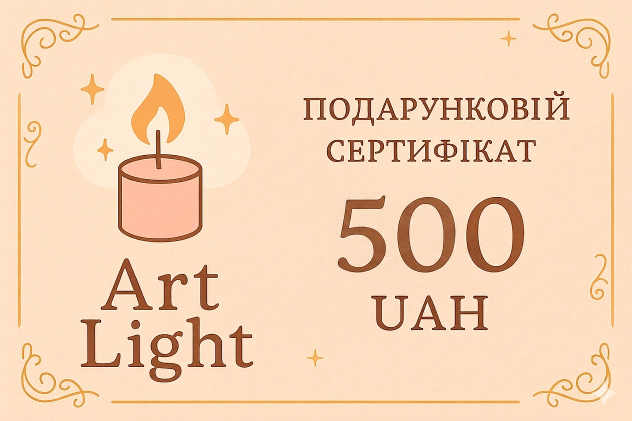 Подарунковий сертифікат 500 грн